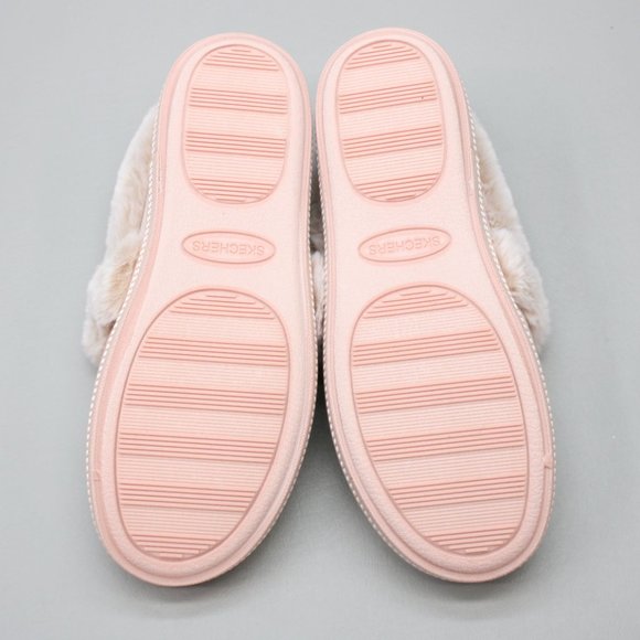 Skechers Ladies 8 Cozy Campfire Memory Foam Faux-Suede/Fur Comfort Slippers - Picture 9 of 12